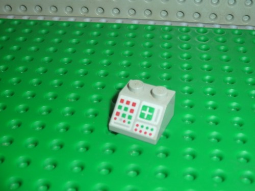 Lego space oldgray slope brick - slope,